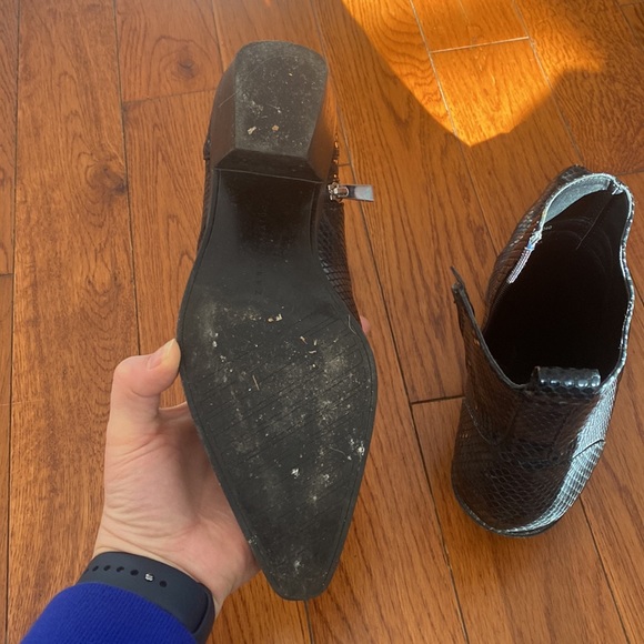 Zara Western snakeskin texture boots - Picture 6 of 6